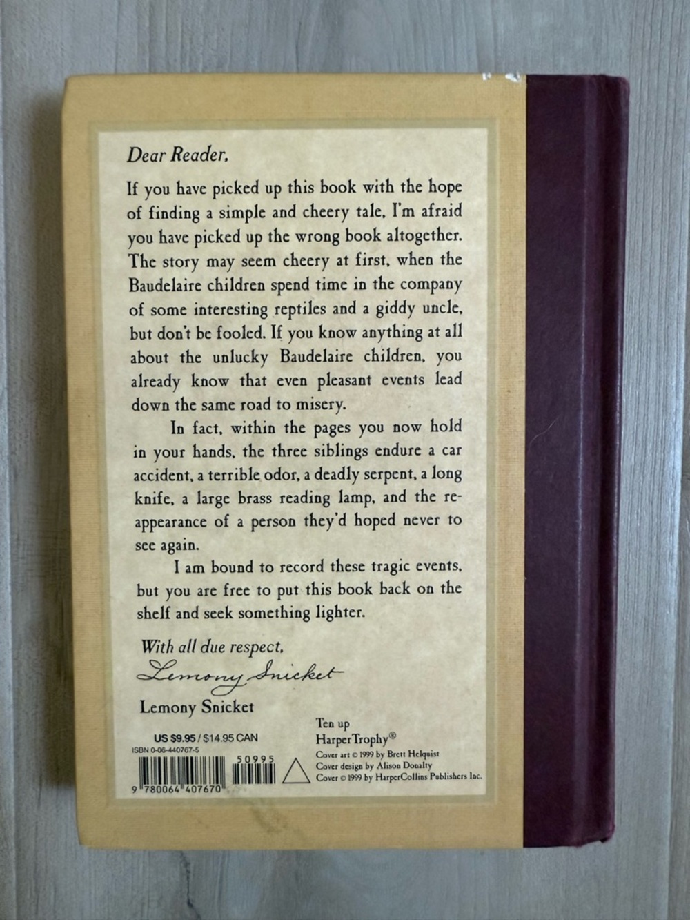 A Series Of Unfortunate Events Books 1-4 by Lemony Snicket - Hardcover - Picture 7 of 16